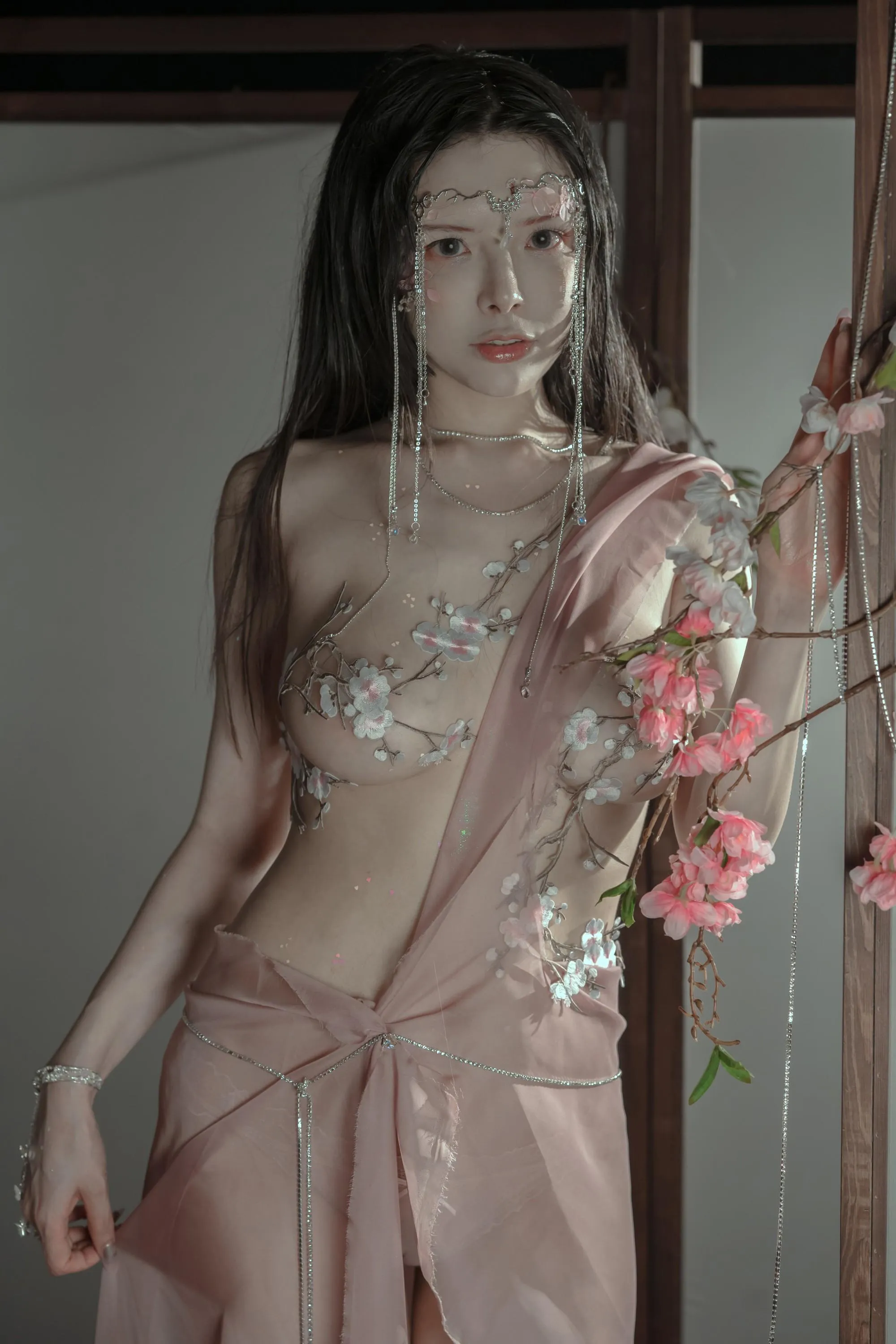 秋和柯基 – NO.061 粉 桃花神 [34P]插图4
